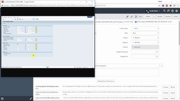 ServiceNow: Report an error in SAP transaction VA05N attaching an authorization report