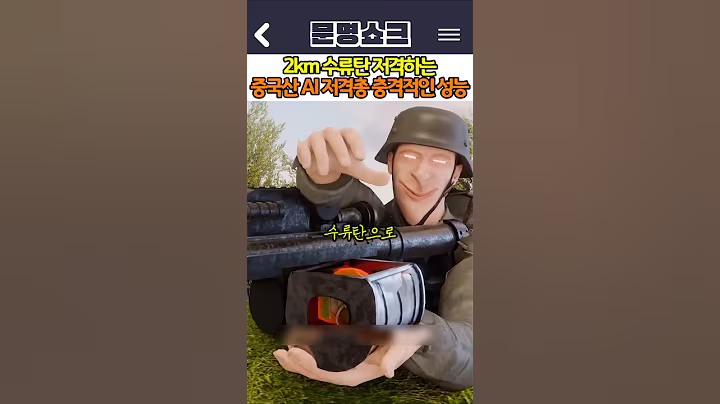 2km 수류탄 저격하는 중국산 AI 저격총 충격적인 성능