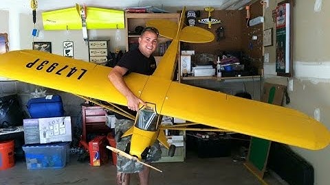 First engine start up on the 1/4 Balsa USA Cub in almost 30 years