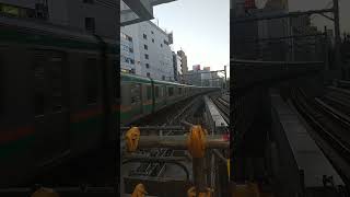 湘南新宿ラインE233系3000番台+E231系1000番台発車