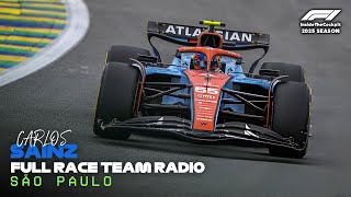 Carlos Sainz Full Race Team Radio | 2025 Brazilian Grand Prix