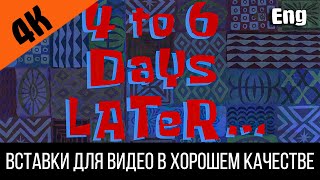 4 To 6 Days Later / 4-6 Дней Спустя | Spongebob Timecard / Вставка Для Видео / Insert For Video