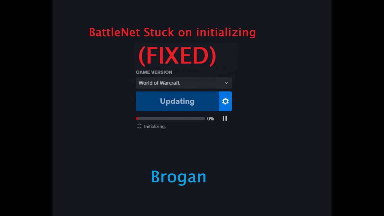 Battle Net gets stuck on initializing (Fix) 