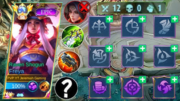 NEW PERFECT BUILD FOR BUFF FREYA FOR THIS SEASON🔥 | FREYA BEST BUILD 2023 | MUST WATCH | MLBB