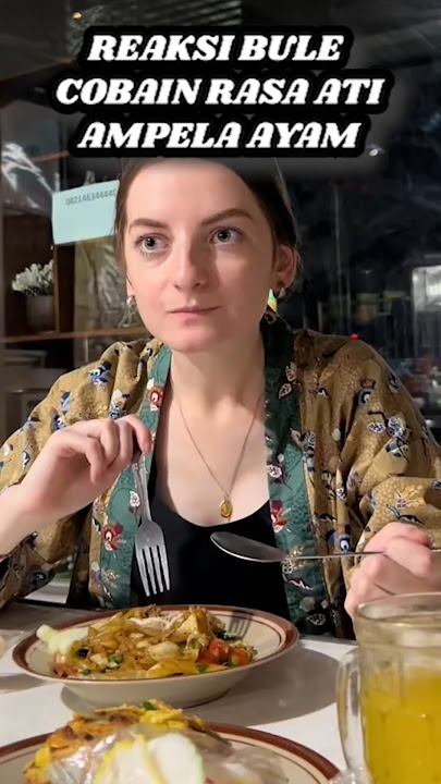 REAKSI BULE COBAIN ATI AMPELA AYAM BIKIN GELI