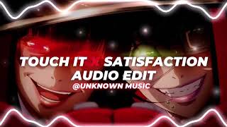 TOUCH IT X SATISFACTION - BUSTA RHYMES & BENNY BENASSI (EDIT AUDIO)