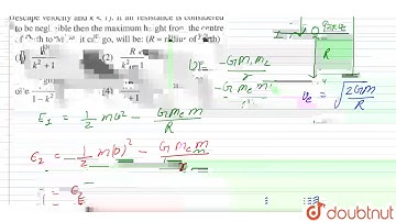 A projectile is projectile with velocity `kv_(e)` in vertically upward direction from the ground int