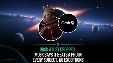 Elon Musk claims Grok 4 is smarter than a human with a PhD, it just lacks "common sense."