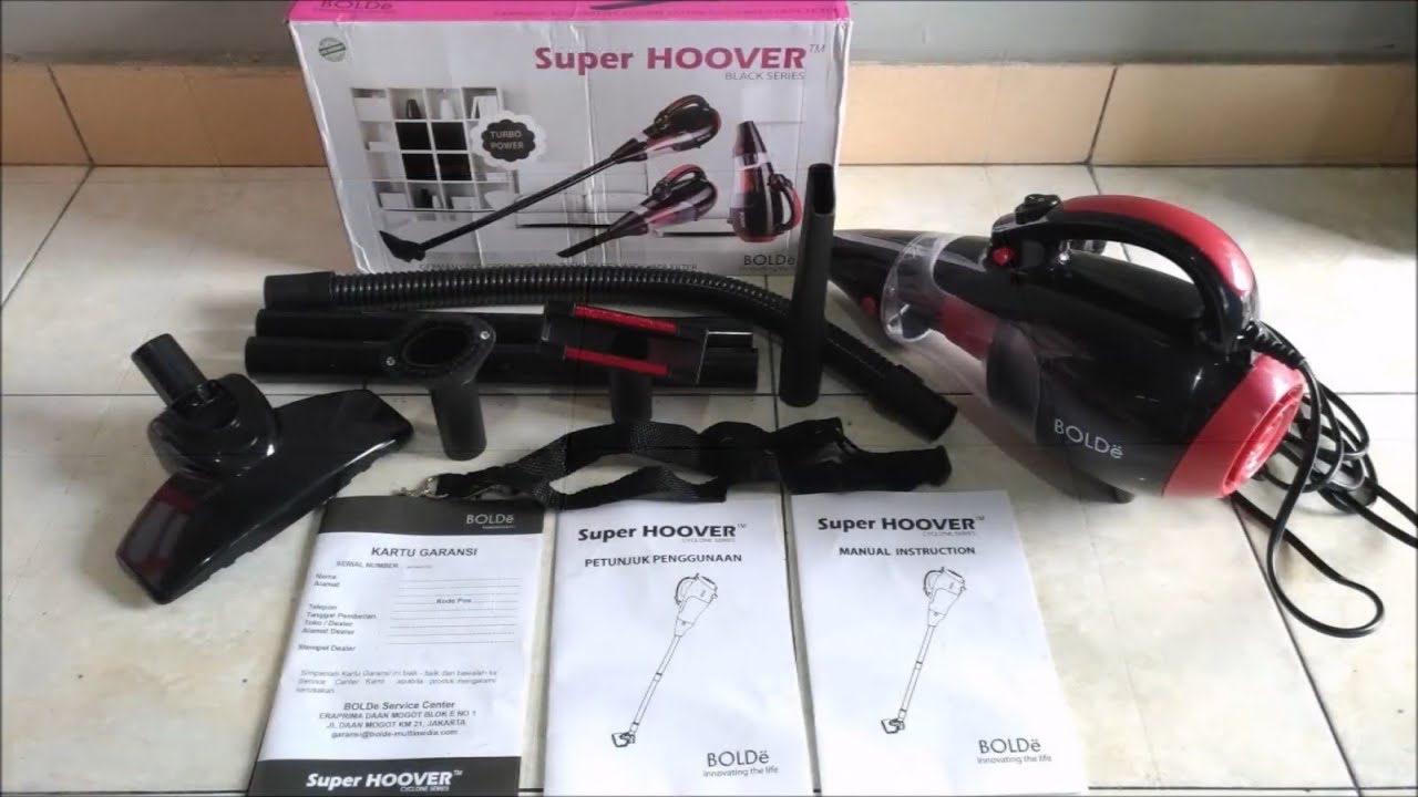 Bolde Super Hoover Black Red Cyclone 