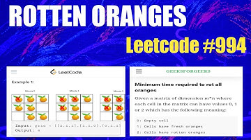 Rotten oranges problem | Minimum time for all oranges to rot | Offcampus Duniya | Leetcode #994
