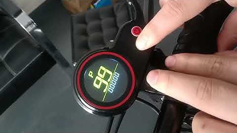 Electric scooter meter restore factory settings video