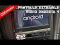 Radio Android 9 con pantalla extraible