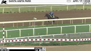 Work Of The Day At Santa Anita Park Explora Worked 7 Furlongs In 125.00 On April 17Th, 2026