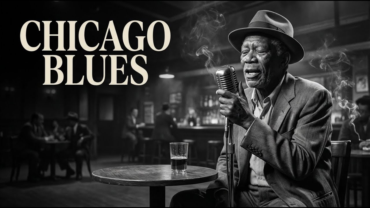Chicago Blues - Relaxing Slow Blues Music for Late Night & Whiskey Mood