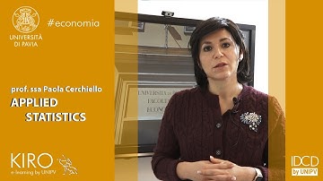 Paola Cerchiello - APPLIED STATISTICS (KIRO - Università di Pavia)