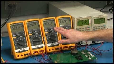 Dual Output DC-DC Converters: Measuring Cross Regulation
