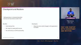 Famous Jconf 2022 - Tobi Ajila - Fast JVM Startup With Checkpoint and Restore Profile