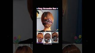 Easy Scrunchie Bun 🍄 Tutorial 💮 Fairy Hair Lab 🍁