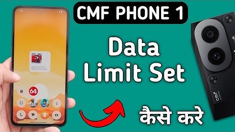 how to set data limit in cmf phone 1, data limit set kaise karen