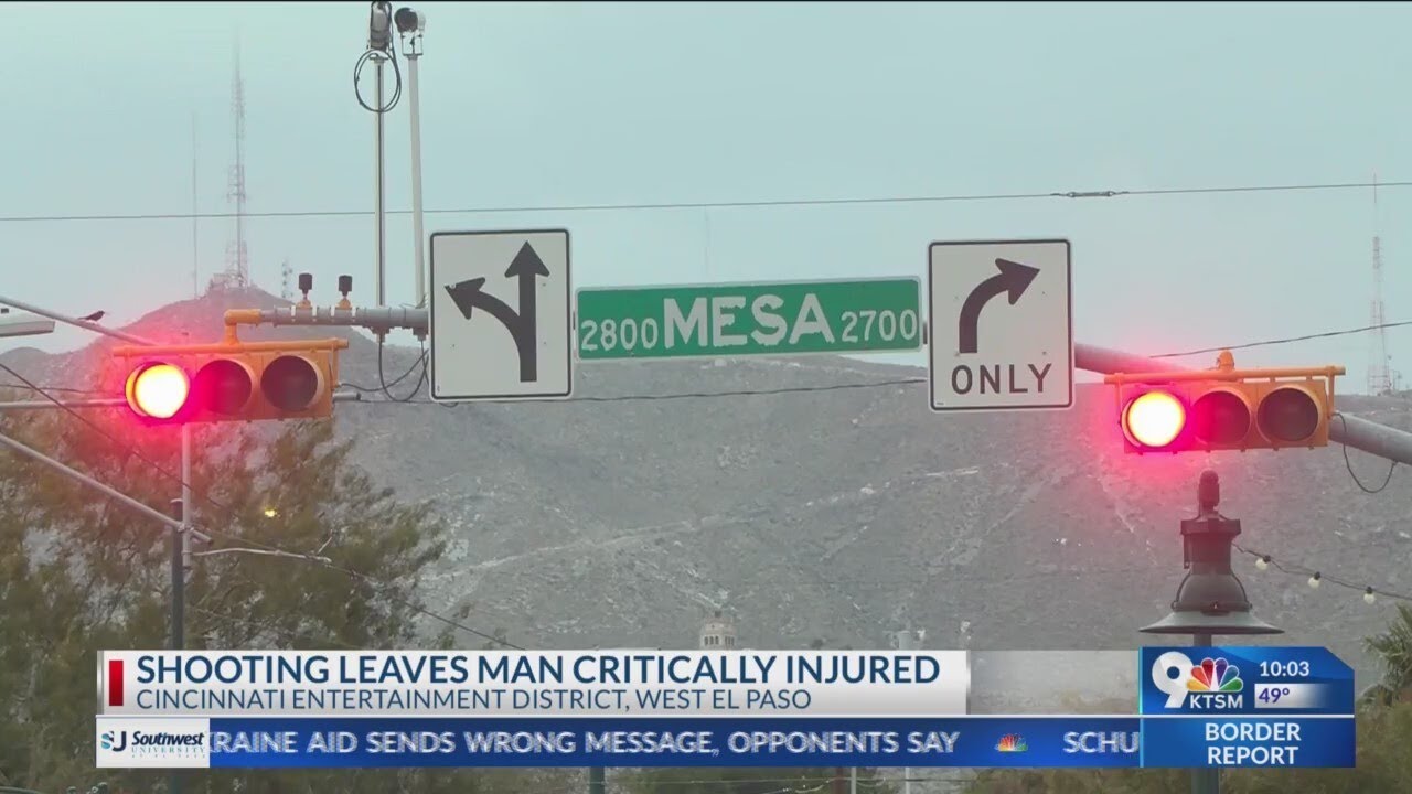 1 in critical condition after shooting in West El Paso - YouTube