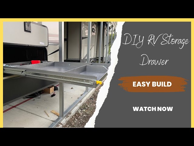 DIY RV Storage Drawer 