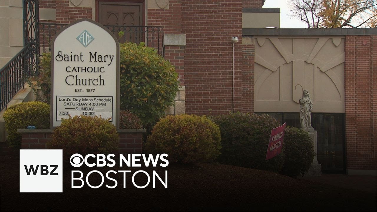 Franklin church fire ruled arson, $10,000 reward offered - YouTube
