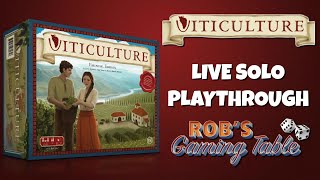 Viticulture Essential Edition Solo Playthrough