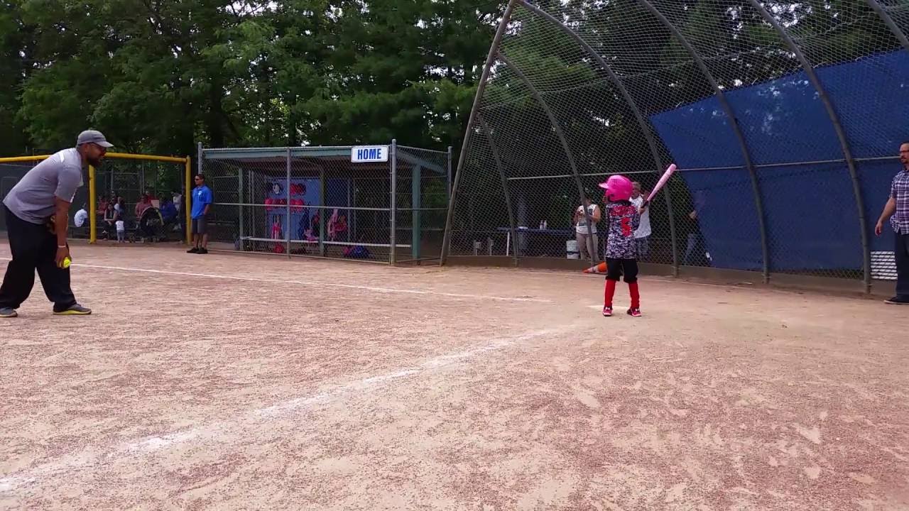 Katie's final at bat 2016 Roselle Softball