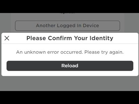 Fix roblox an unknown error occurred please try again
