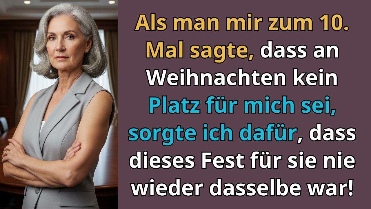 Zum 10. Mal schlossen sie mich an Weihnachten aus – also ruinierte ich ihr schönstes Fest.