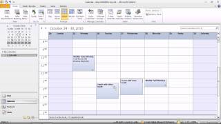 Outlook 2010 - Edit an Existing Appointment