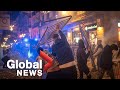 Coronavirus: Anti-lockdown protesters clash with police in Barcelona