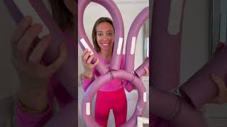 DIY EASTER BUNNY WREATH! Out of pool noodles!! 🐰🌸