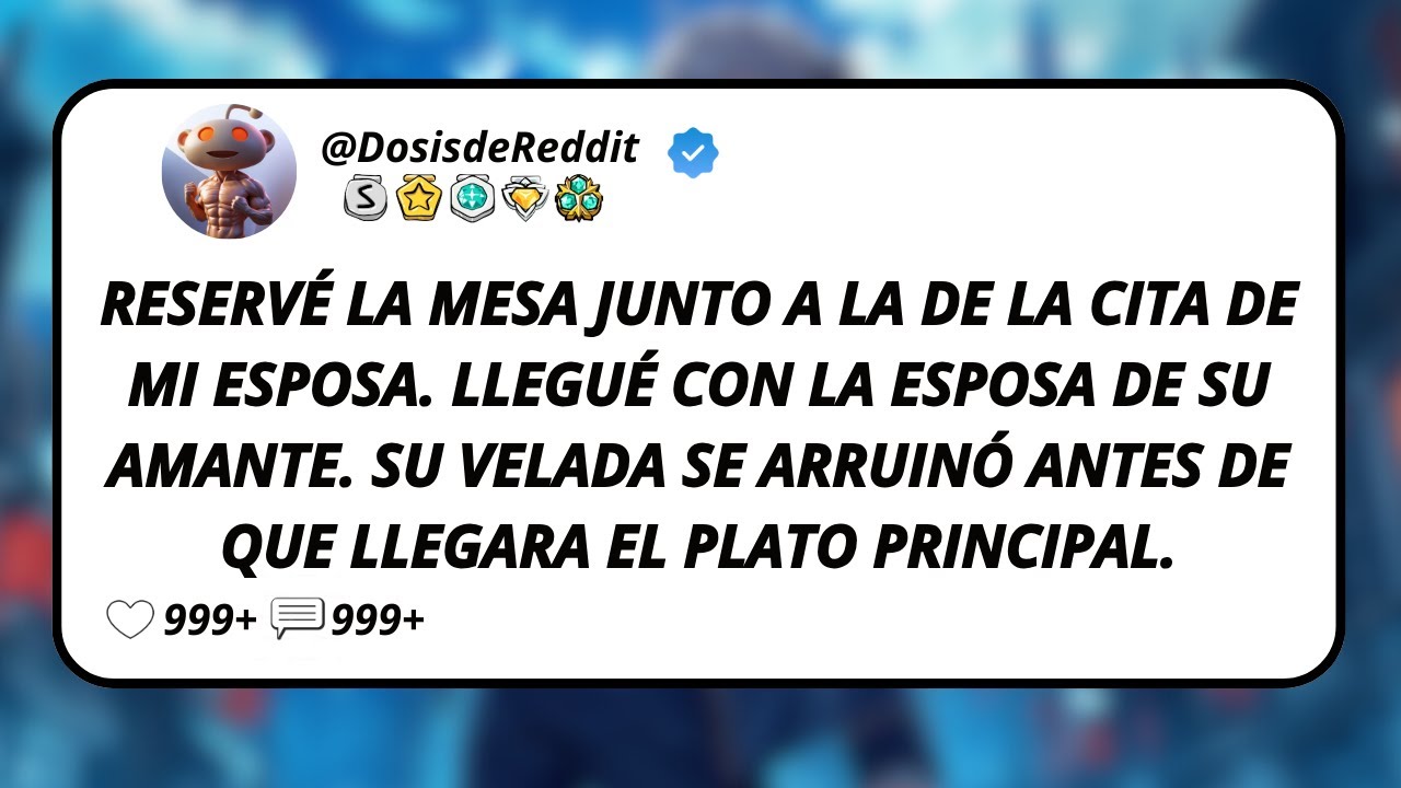Reservé La Mesa Junto A La De La Cita De Mi Esposa. Llegué Con La Esposa De Su Amante. Su Velada...