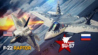 Thrust Vectoring | F22 Raptor Vs Su57 | Digital Combat Simulator | BOSS FIGHT | DCS |