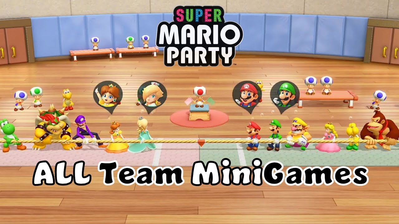 Super Mario Party - ALL Team Minigames by Princess Rosalina