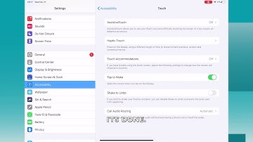 HOW TO DISABLE OR ENABLE SHAKE TO UNDO IN IPADOS 13.6 (IPAD)