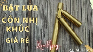 Bật lửa côn nhị khúc độc lạ| hộp quẹt giá rẻ