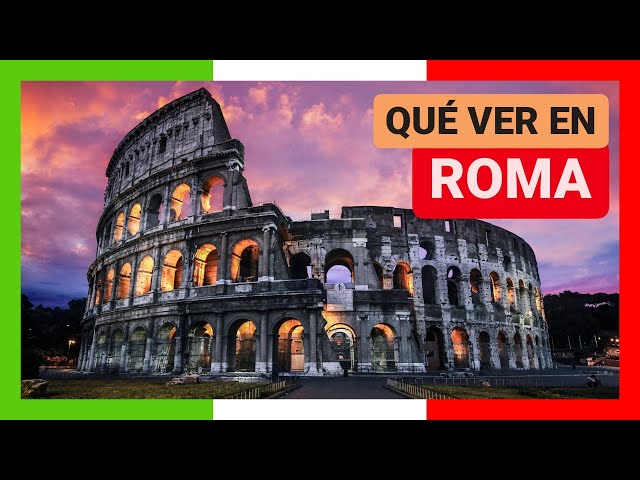 GUÍA COMPLETA ▶ Qué ver en la CIUDAD de ROMA (ITALIA) 🇮🇹 🌏 Turismo y viajar a Italia