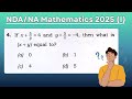 Can You Solve This? NDA Maths 2026 Most Expected Question | Algebra Shortcuts