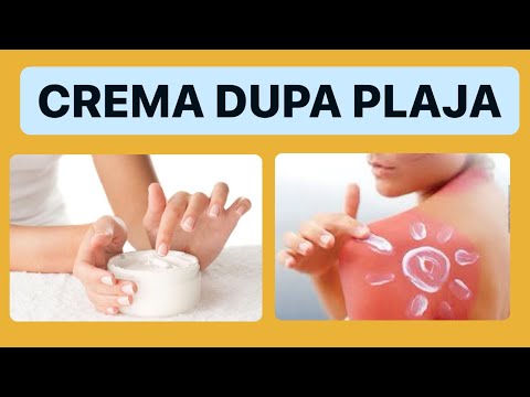 CREMA REPARATOARE DUPA PLAJA. Crema pentru arsuri solare