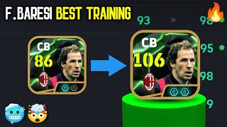 106 Rated Franco Baresi Best Training Guide With Booster - Max Level Player Progression Efootball 26