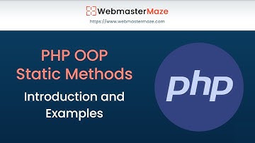 PHP OOP Static Methods and Properties