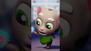 Tom Rescues Angela! 😱⚡️ Talking Tom #Shorts