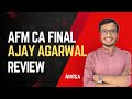 CA Final AFM Ajay Agarwal lecture review | Air1ca