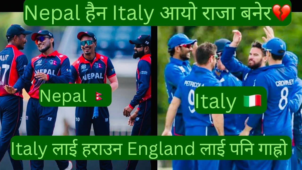 Analysis match Nepal vs Italy “ How can Win Nepal against Italy in t20 World Cup