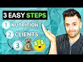 From in person training to online nutrition coaching in 3 steps
