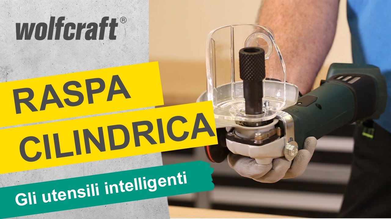 Modellare il legno con la smerigliatrice e la raspa cilindrica |wolfcraft