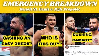 EMERGENCY UFC 315 BREAKDOWN: Benoit St. Denis v. Kyle Prepolec