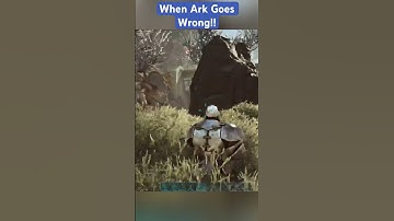 When Ark Goes Wrong!!! #gaming #arksurvivalevolved #arkascended  #ark #scary #shorts